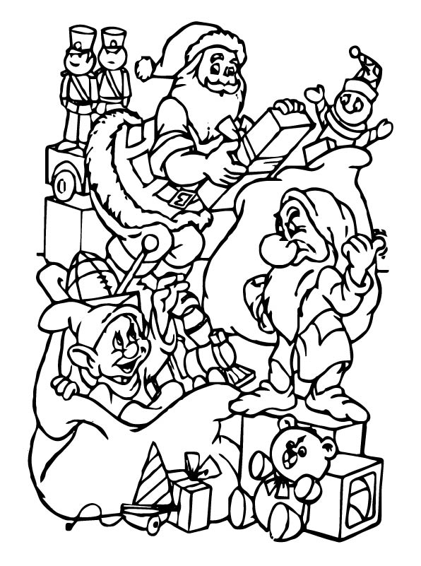 Kidsnfun 48 Kleurplaten van Kerstmis Disney